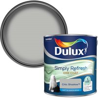 Dulux Simply Refresh One Coat Matt Emulsion Paint - Chic Shadow - 2.5L
Dulux Simply Refresh One Coat Matt Emulsion Paint - Chic Shadow - 2.5L