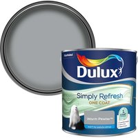 Dulux Simply Refresh One Coat Matt Emulsion Paint - Warm Pewter - 2.5L
Dulux Simply Refresh One Coat Matt Emulsion Paint - Warm Pewter - 2.5L