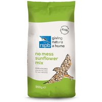 RSPB No Mess Sunflower Mix for Wild Birds - 900g
RSPB No Mess Sunflower Mix for Wild Birds - 900g