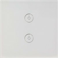 TCP Smart Wifi Wall Switch Double White Uk 
TCP Smart Wifi Wall Switch Double White Uk