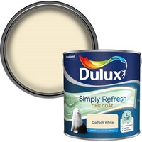 Dulux Simply Refresh One Coat Matt Emulsion Paint - Daffodil White - 2.5L
Dulux Simply Refresh One Coat Matt Emulsion Paint - Daffodil White - 2.5L