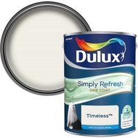 Dulux Simply Refresh One Coat Matt Emulsion Paint - Timeless - 5L
Dulux Simply Refresh One Coat Matt Emulsion Paint - Timeless - 5L