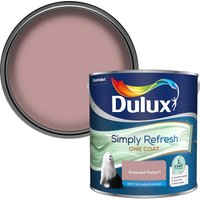 Dulux Simply Refresh One Coat Matt Emulsion Paint - Pressed Petal - 2.5L
Dulux Simply Refresh One Coat Matt Emulsion Paint - Pressed Petal - 2.5L