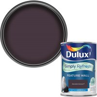 Dulux Simply Refresh Feature Wall One Coat Matt Emulsion Paint - Decadent Damson - 1.25L
Dulux Simply Refresh Feature Wall One Coat Matt Emulsion Paint - Decadent Damson - 1.25L