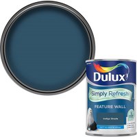 Dulux Simply Refresh Feature Wall One Coat Matt Emulsion Paint - Indigo Shade - 1.25L
Dulux Simply Refresh Feature Wall One Coat Matt Emulsion Paint - Indigo Shade - 1.25L