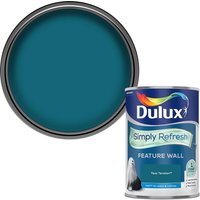 Dulux Simply Refresh Feature Wall One Coat Matt Emulsion Paint - Teal Tension - 1.25L
Dulux Simply Refresh Feature Wall One Coat Matt Emulsion Paint - Teal Tension - 1.25L