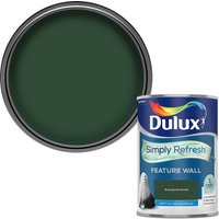 Dulux Simply Refresh Feature Wall One Coat Matt Emulsion Paint - Everglade Forest - 1.25L 
Dulux Simply Refresh Feature Wall One Coat Matt Emulsion Paint - Everglade Forest - 1.25L