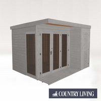Country Living Overton 10 x 8 Premium Garden Room Summerhouse With Side Shed Painted + Installation - Thorpe Towers
Country Living Overton 10 x 8 Premium Garden Room Summerhouse With Side Shed Painted + Installation - Thorpe Towers