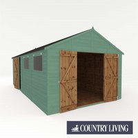 Country Living Sibson 20 x 10 Premium Pressure Treated Shiplap T&G Modular Workshop Painted + Installation - Aurora Green
Country Living Sibson 20 x 10 Premium Pressure Treated Shiplap T&G Modular Workshop Painted + Installation - Aurora Green