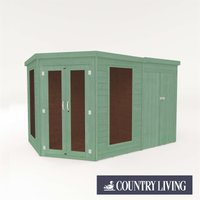 Country Living Ribble 7 x 7 Premium Corner Summerhouse With Side Shed Painted + Installation - Aurora Green
Country Living Ribble 7 x 7 Premium Corner Summerhouse With Side Shed Painted + Installation - Aurora Green