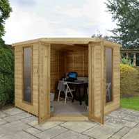 Oakley Overlap Corner Summerhouse 8x8ft
Oakley Overlap Corner Summerhouse 8x8ft