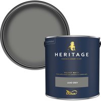 Dulux Heritage Matt Emulsion Paint - Lead Grey - 2.5L
Dulux Heritage Matt Emulsion Paint - Lead Grey - 2.5L