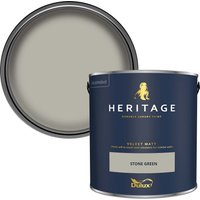Dulux Heritage Matt Emulsion Paint - Stone Green - 2.5L
Dulux Heritage Matt Emulsion Paint - Stone Green - 2.5L