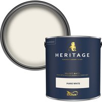 Dulux Heritage Matt Emulsion Paint - Piano White - 2.5L
Dulux Heritage Matt Emulsion Paint - Piano White - 2.5L