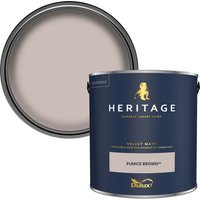 Dulux Heritage Matt Emulsion Paint - Pumice Brown - 2.5L
Dulux Heritage Matt Emulsion Paint - Pumice Brown - 2.5L