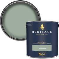 Dulux Heritage Matt Emulsion Paint - Sage Green - 2.5L
Dulux Heritage Matt Emulsion Paint - Sage Green - 2.5L