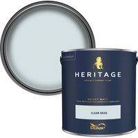 Dulux Heritage Matt Emulsion Paint - Clear Skies - 2.5L
Dulux Heritage Matt Emulsion Paint - Clear Skies - 2.5L