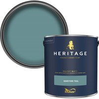 Dulux Heritage Matt Emulsion Paint - Maritime Teal - 2.5L
Dulux Heritage Matt Emulsion Paint - Maritime Teal - 2.5L
