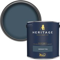 Dulux Heritage Matt Emulsion Paint - Midnight Teal - 2.5L
Dulux Heritage Matt Emulsion Paint - Midnight Teal - 2.5L
