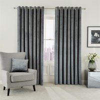 Peacock Blue Hotel Collection Escala Lined Curtains 66 x 90 - Steel
Peacock Blue Hotel Collection Escala Lined Curtains 66 x 90 - Steel