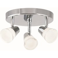 Rhea 3 lamp spotlight, plate, polished chrome
Rhea 3 lamp spotlight, plate, polished chrome