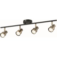 Noah 4 Lamp Spotlight, Plate, Black/Antique Brass
Noah 4 Lamp Spotlight, Plate, Black/Antique Brass