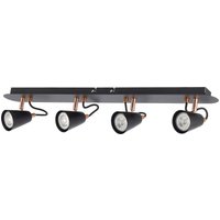 Emma 4 lamp spotlight, bar, black/copper
Emma 4 lamp spotlight, bar, black/copper