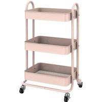 3 Tier Storage Trolley - Blush
3 Tier Storage Trolley - Blush