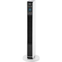 2200w Ceramic 73cm Osc Tower Heater with Adjustable Thermostat White with Black
2200w Ceramic 73cm Osc Tower Heater with Adjustable Thermostat White with Black