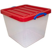 Really Useful Storage Box - 60L - Clear with Red Lid
Really Useful Storage Box - 60L - Clear with Red Lid