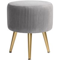 Pearl Pleated Stool - Grey
Pearl Pleated Stool - Grey