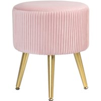 Pearl Pleated Stool - Blush
Pearl Pleated Stool - Blush