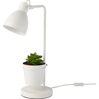 House Beautiful Bobby Plant Task Lamp - White