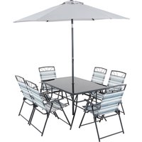 Wexfordly 6 Seater Metal Garden Furniture Dining Set
Wexfordly 6 Seater Metal Garden Furniture Dining Set