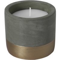 Biteshield Citronella Cement And Metallic Candle Pot
Biteshield Citronella Cement And Metallic Candle Pot
