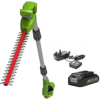 Greenworks 24V Long Reach Hedgetrimmer With Battery
Greenworks 24V Long Reach Hedgetrimmer With Battery