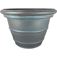 Georgian Metallic Verdigris Cone Pot - 35cm
Georgian Metallic Verdigris Cone Pot - 35cm
