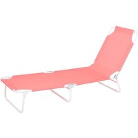 Bahari Folding Sunbed Lounger - Pink
Bahari Folding Sunbed Lounger - Pink