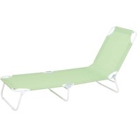 Bahari Folding Sunbed Lounger - Green
Bahari Folding Sunbed Lounger - Green