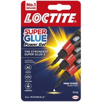 Loctite Super Glue Power Gel Mini Trio 3x1g
Loctite Super Glue Power Gel Mini Trio 3x1g
