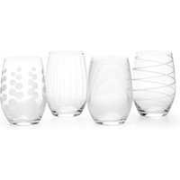 Mikasa 'Cheers' Set of 4 Etched Crystal Stemless Wine Glasses
Mikasa 'Cheers' Set of 4 Etched Crystal Stemless Wine Glasses