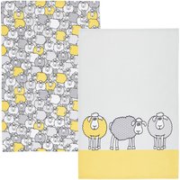 KitchenCraft Set of 2 Yellow Sheep Tea Towels
KitchenCraft Set of 2 Yellow Sheep Tea Towels