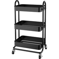 3 Tier Storage Trolley - Black
3 Tier Storage Trolley - Black