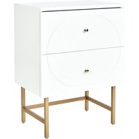 House Beautiful Taylor 2 Drawer Bedside Table - White
House Beautiful Taylor 2 Drawer Bedside Table - White