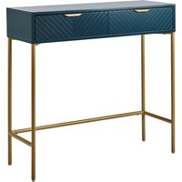 House Beautiful Trixie 2 Drawer Console Desk - Blue
House Beautiful Trixie 2 Drawer Console Desk - Blue