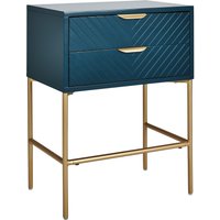 House Beautiful Trixie 2 Drawer Bedside Table - Blue
House Beautiful Trixie 2 Drawer Bedside Table - Blue