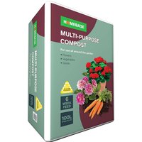 Homebase Multi Purpose Compost - 100L
Homebase Multi Purpose Compost - 100L