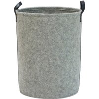 Round Felt Laundry Hamper with Handle - Grey
Round Felt Laundry Hamper with Handle - Grey