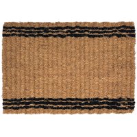 Coir Natural and Black Stripes Doormat 40x60cm
Coir Natural and Black Stripes Doormat 40x60cm