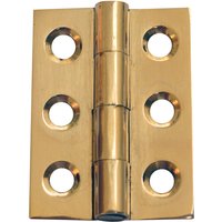 Butt Hinge Solid Drawn 38mm Polished Brass - 2 Pack
Butt Hinge Solid Drawn 38mm Polished Brass - 2 Pack